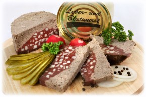Blut-Leberwurst 380g Dose